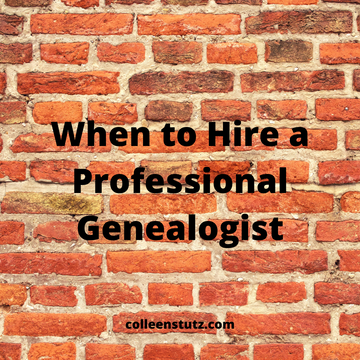 When to Hire a Professional Genealogist