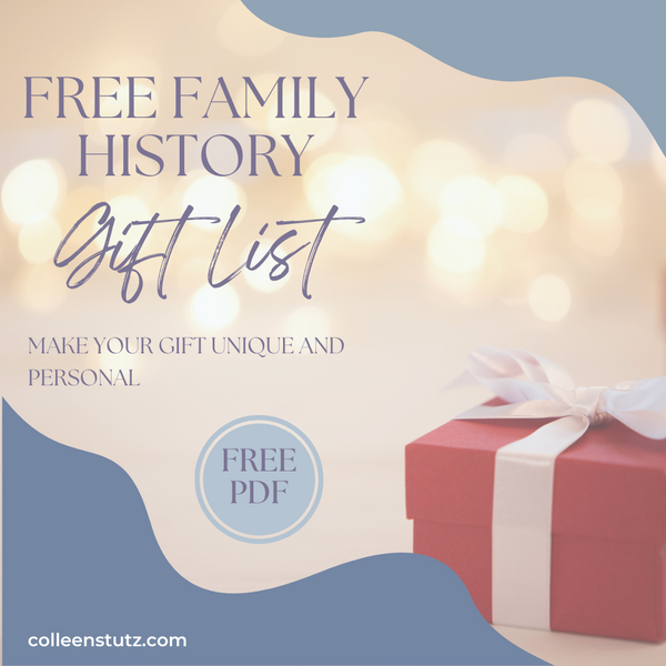 Family History Gift Ideas PDF